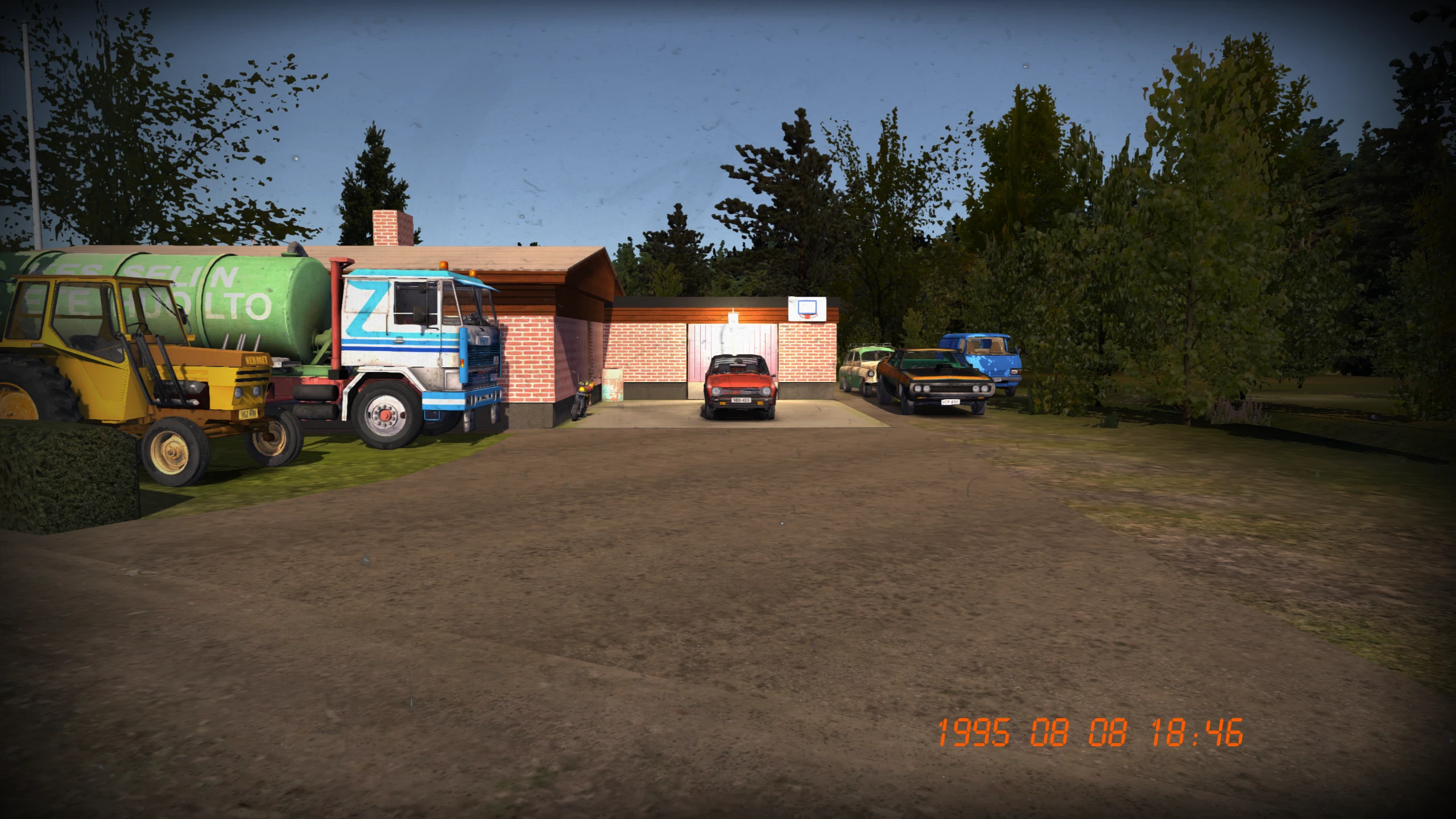 My Summer Car "Сохранение - GT сатсума, все машины у дома"