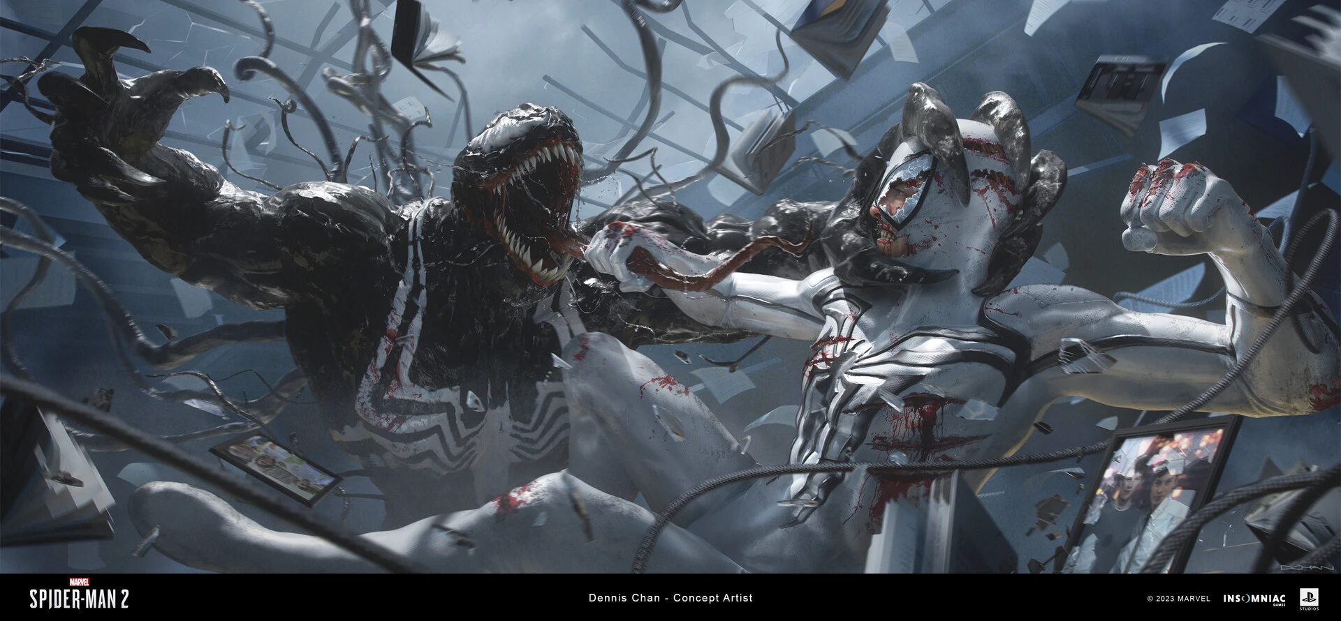 Создатели Marvel's Spider-Man 2 показали множество концепт-артов