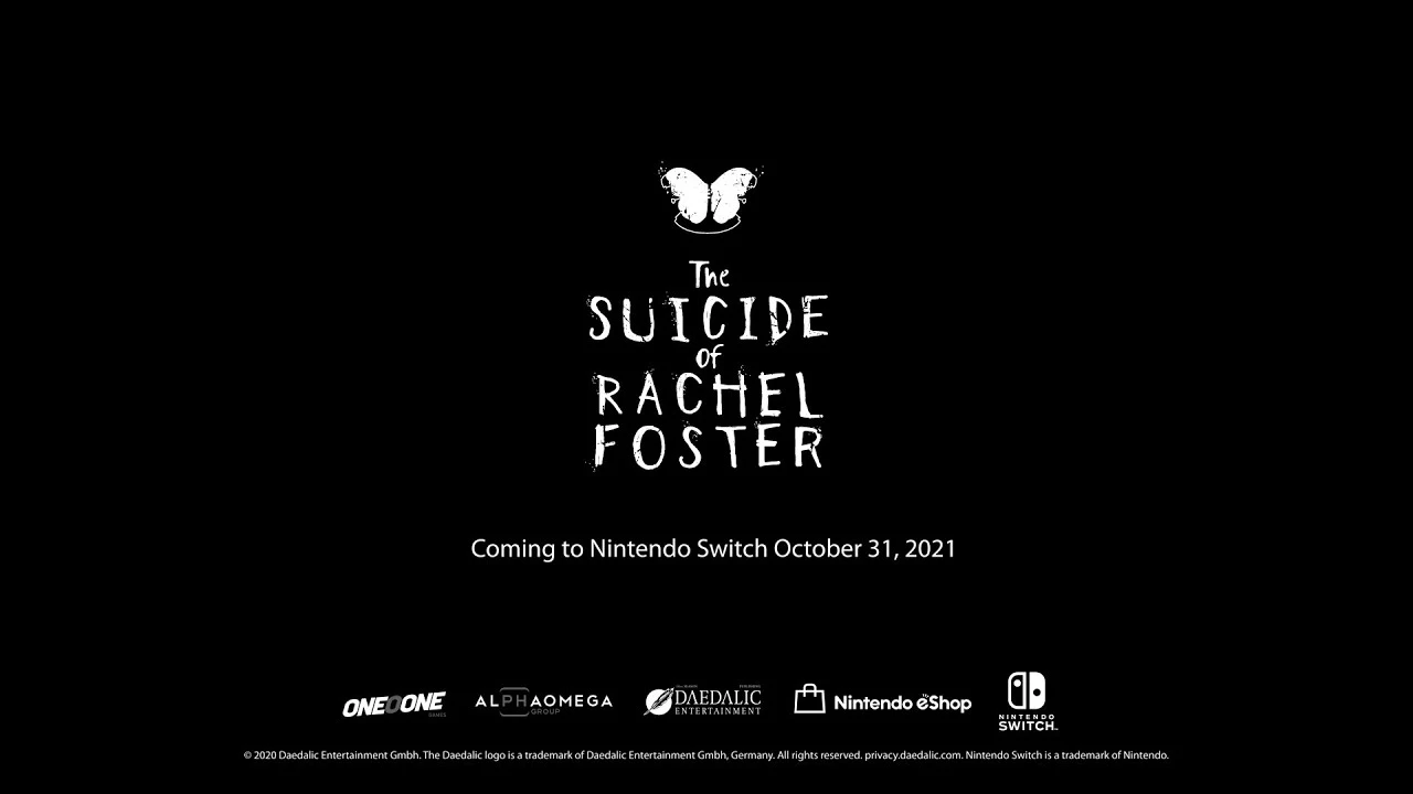 The Suicide of Rachel Foster выйдет на Switch 31 октября