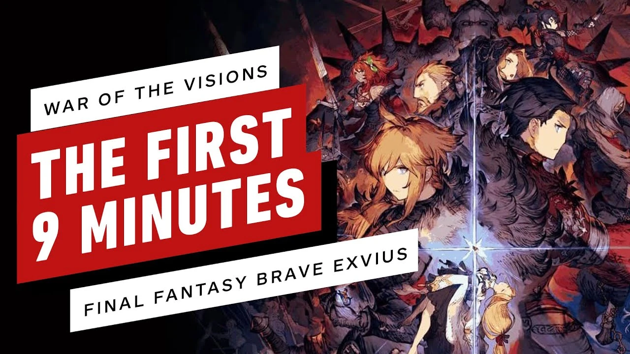 Первые 10 минут тактической War of the Visions: Final Fantasy Brave Exvius