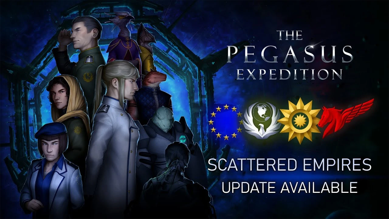 Научно-фантастическая грандиозная стратегия The Pegasus Expedition получила обновление "Рассеянные империи"