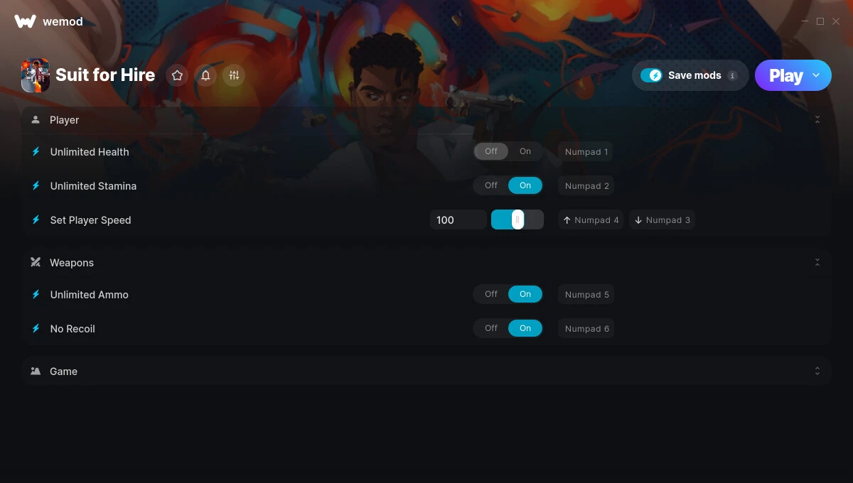 Suit for Hire "Трейнер +6" [UPD: 15.08.2025] {STiNGERR / WeMod}