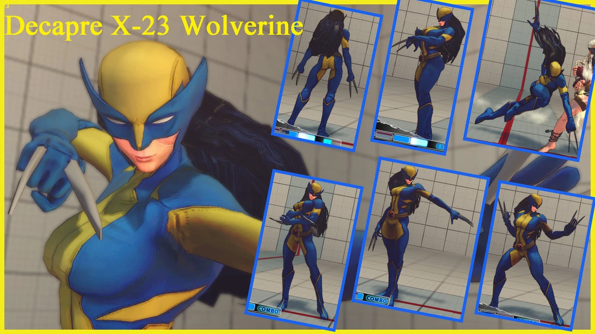 Ultra Street Fighter 4 "Decapre: X 23 Wolverine"