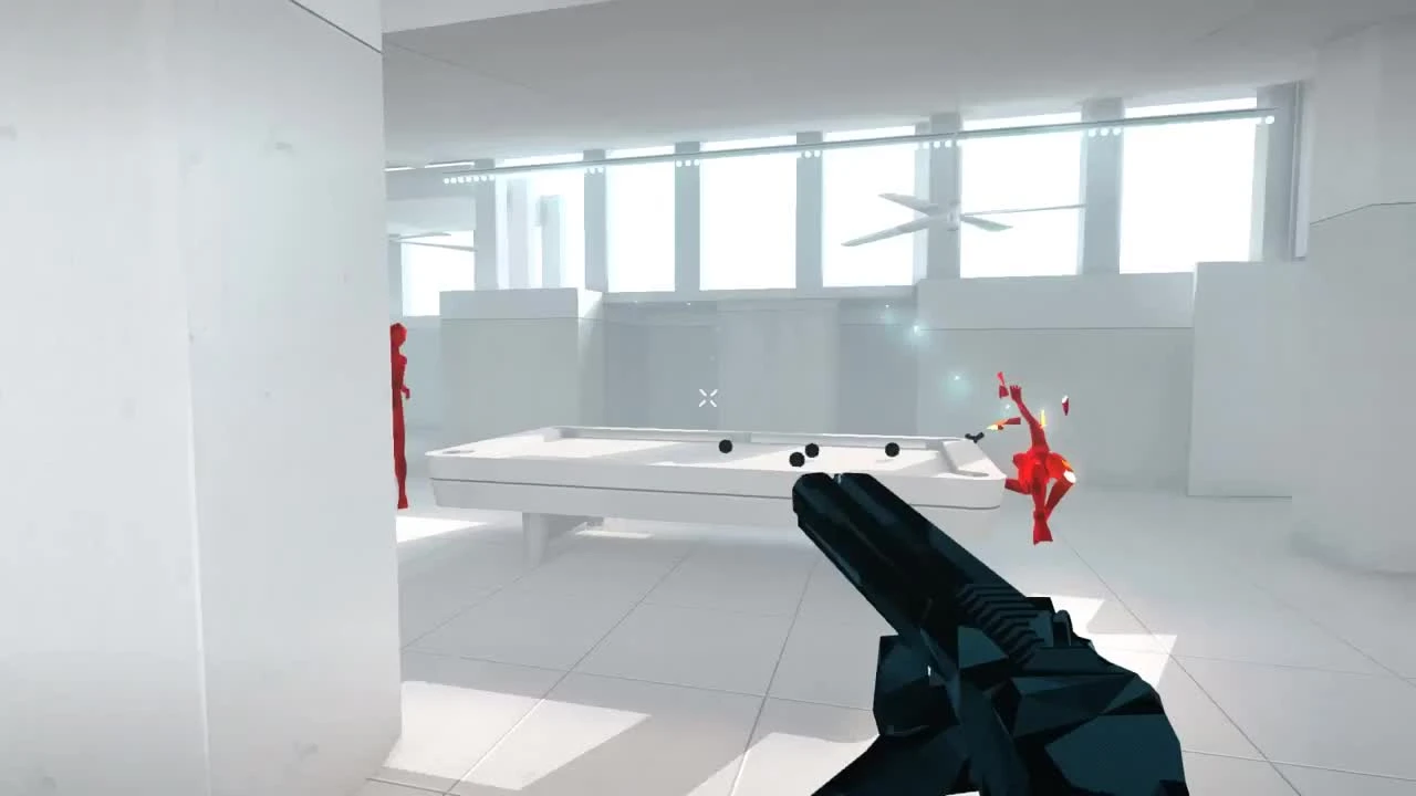 Геймплей концептуального шутера Superhot