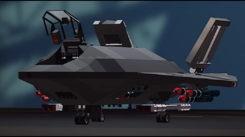 Stormworks: Build and Rescue "Истребитель-невидимка вертикального взлета и посадки TR-34 C"