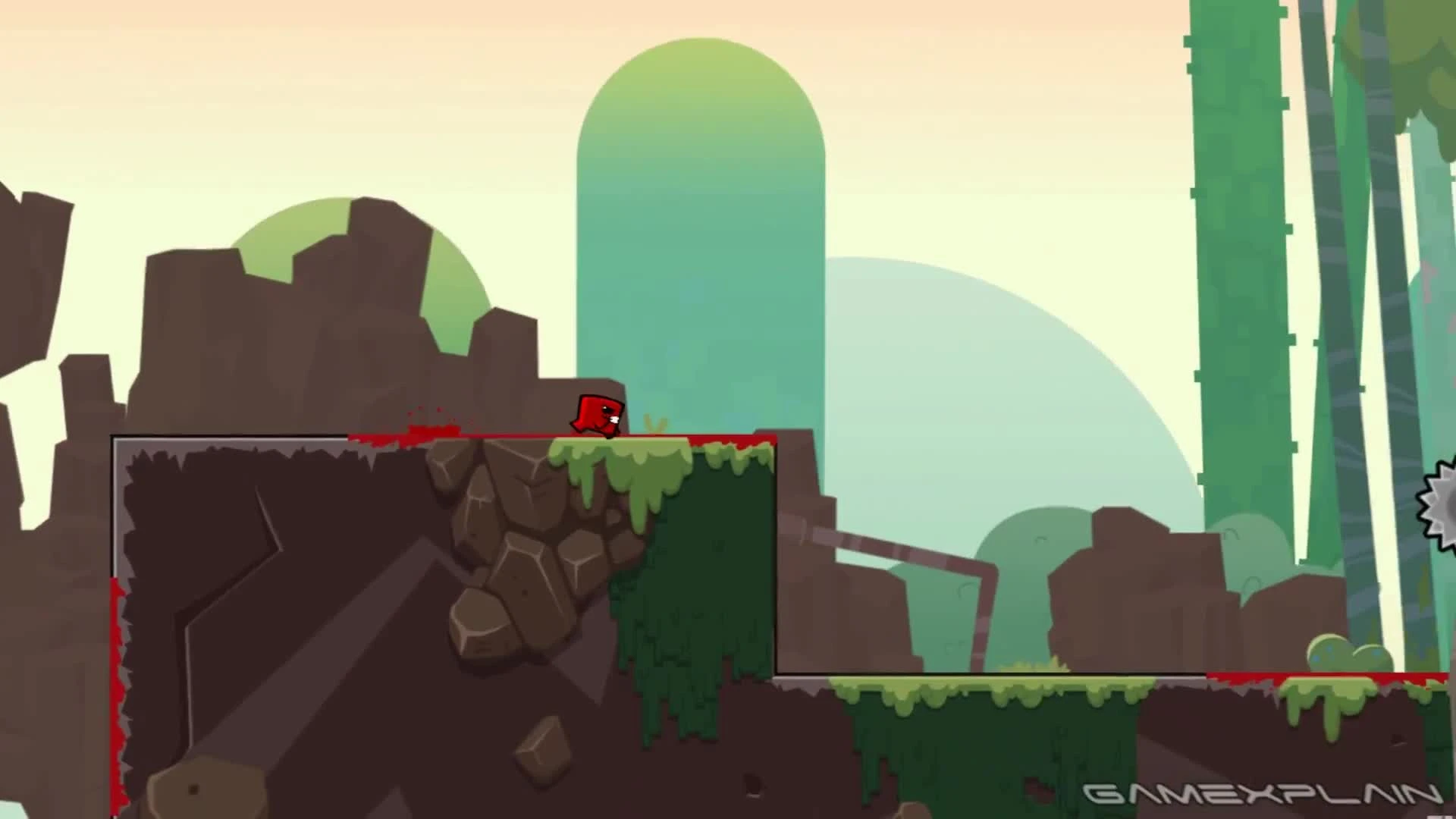 Новый игровой процесс Super Meat Boy Forever