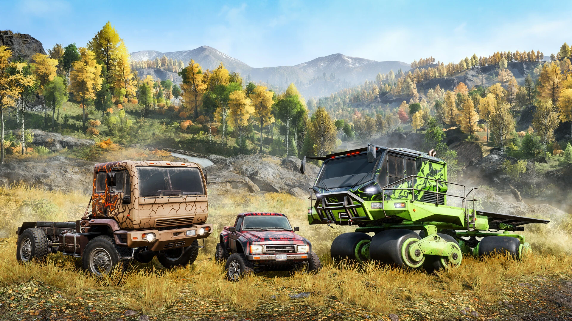 Для игры Expeditions: A MudRunner Game вышло последние дополнение "Янтарные сумерки"