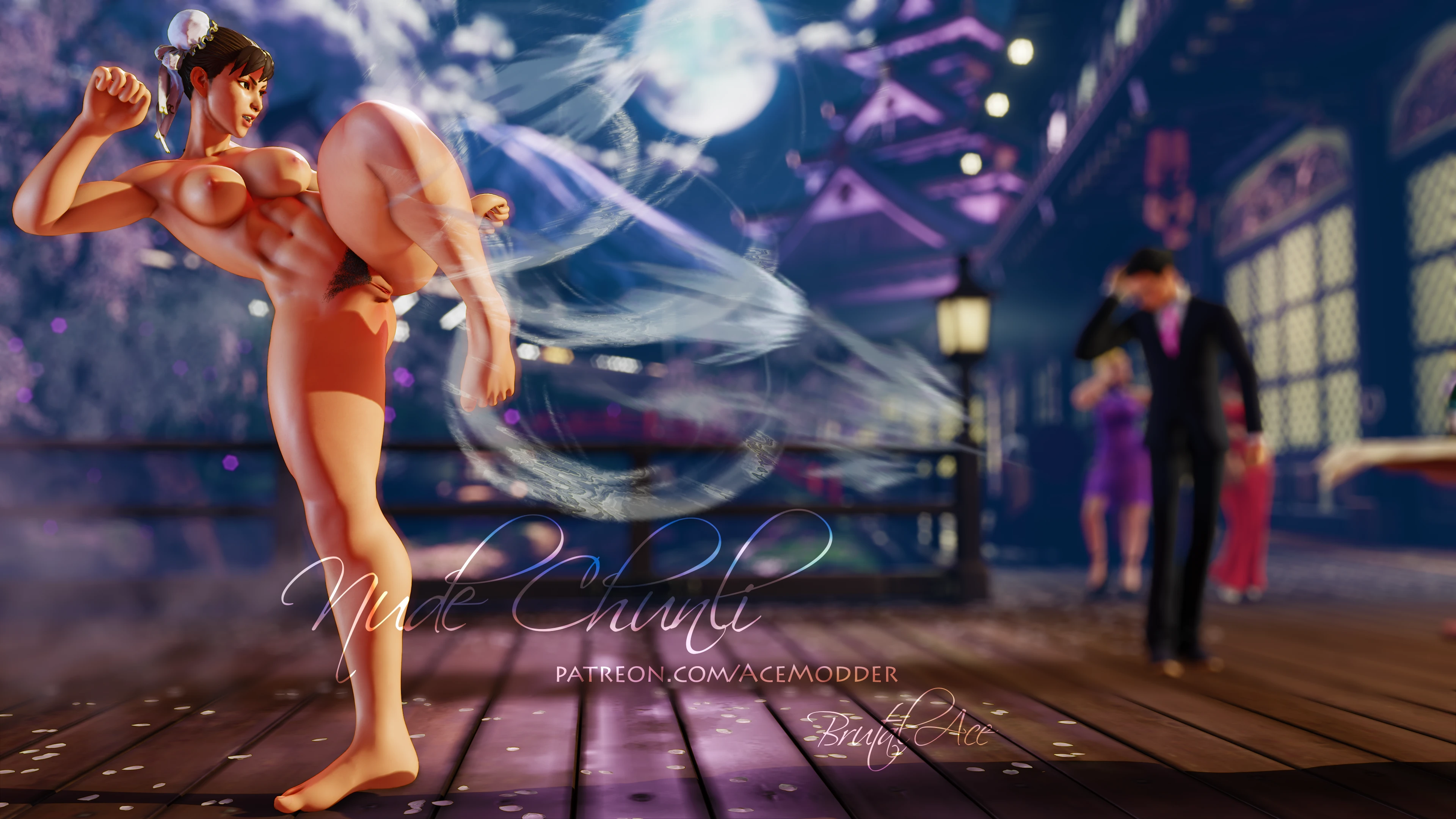 Street Fighter 5 "Nude Mod на Чун Ли"