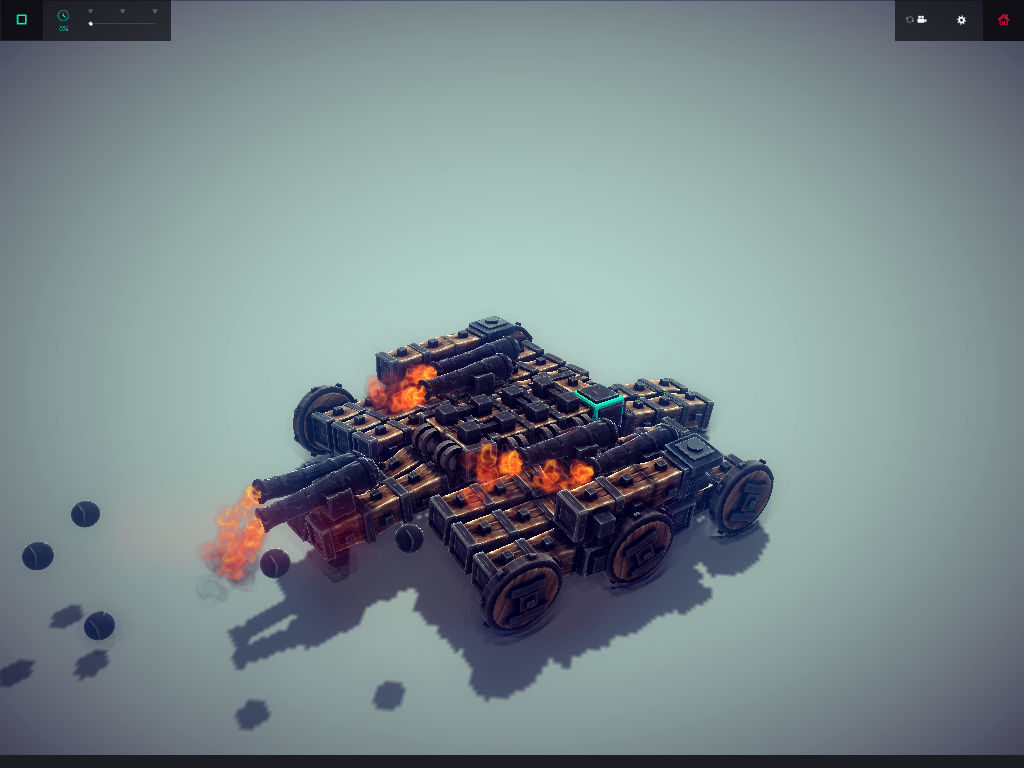 Besiege "Коробка Обманка(Трансформер)"