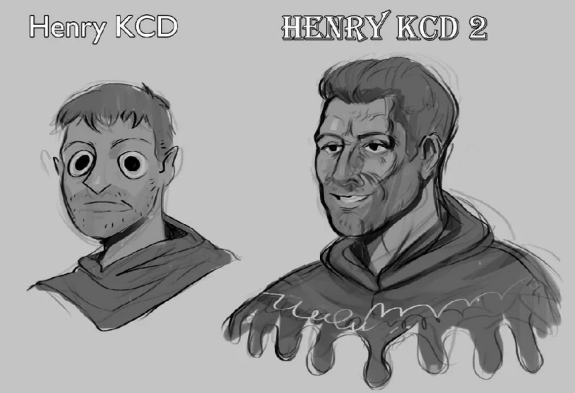 Индржих в первой и второй части