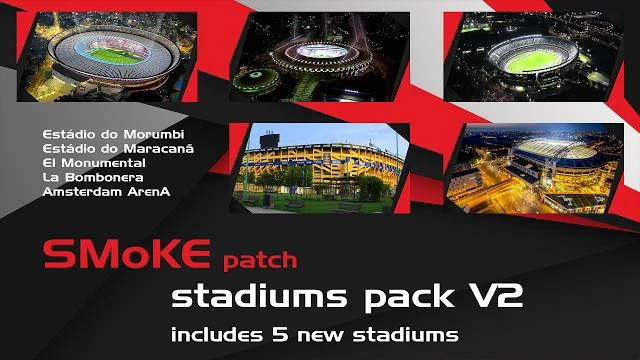 PES 2017 "Smoke Stadiums V2"