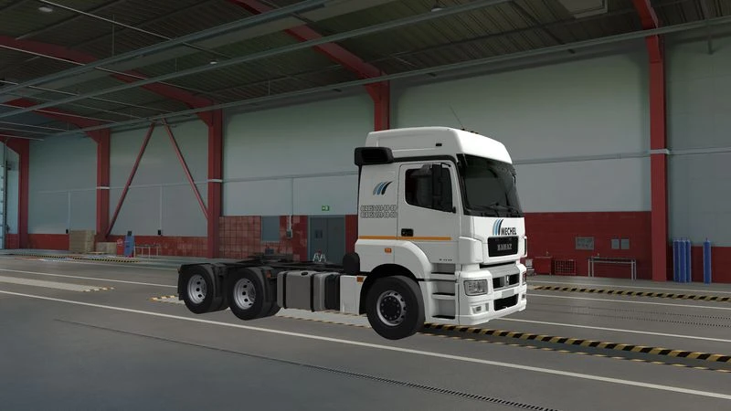 Euro Truck Simulator 2 "Скин "Мечел" на грузовик Kamaz 5490 NEO" [v1.0]