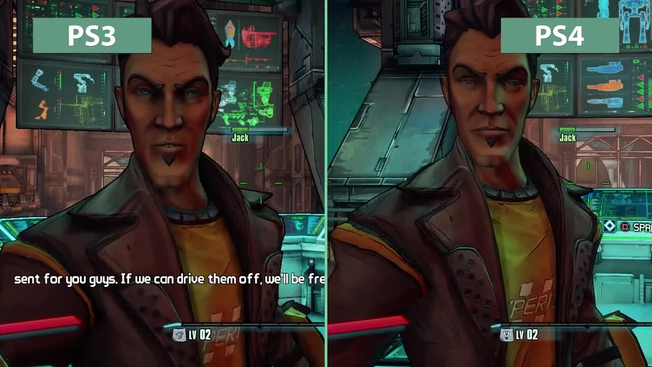 Borderlands: The Pre-Sequel "детальное сравнение на PS3 vs. PS4"