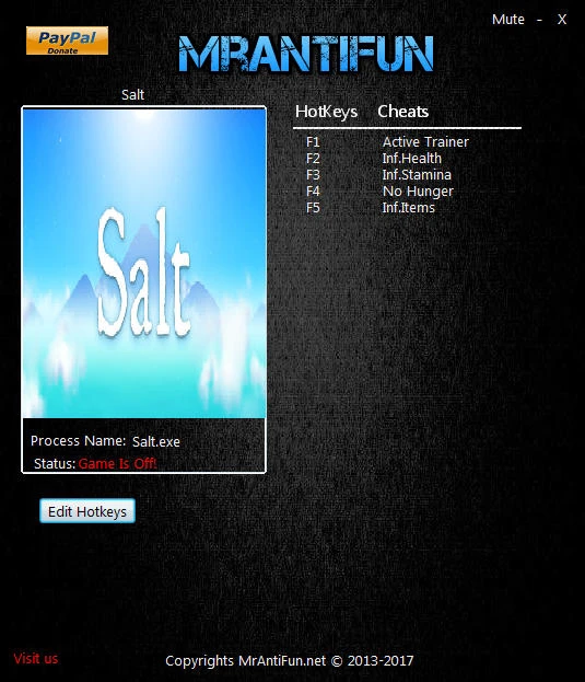 Salt: Трейнер/Trainer (+4) [2.0] {MrAntiFun}