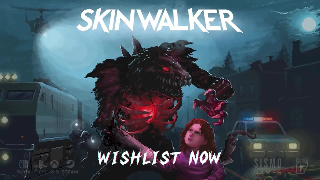 Skinwalker - пиксельный хоррор о смертоносном симбиозе отца и монстра