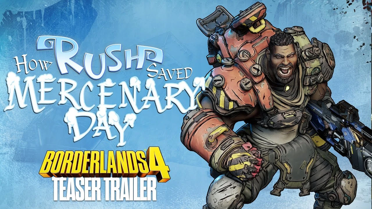 Gearbox показала тизер-трейлер платного дополнения Bounty Pack 1: How Rush Saved Mercenary Day для Borderlands 4