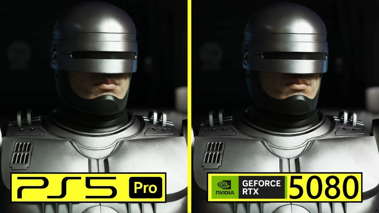 PS5 Pro против RTX 5080: где лучше картинка в RoboCop: Rogue City?