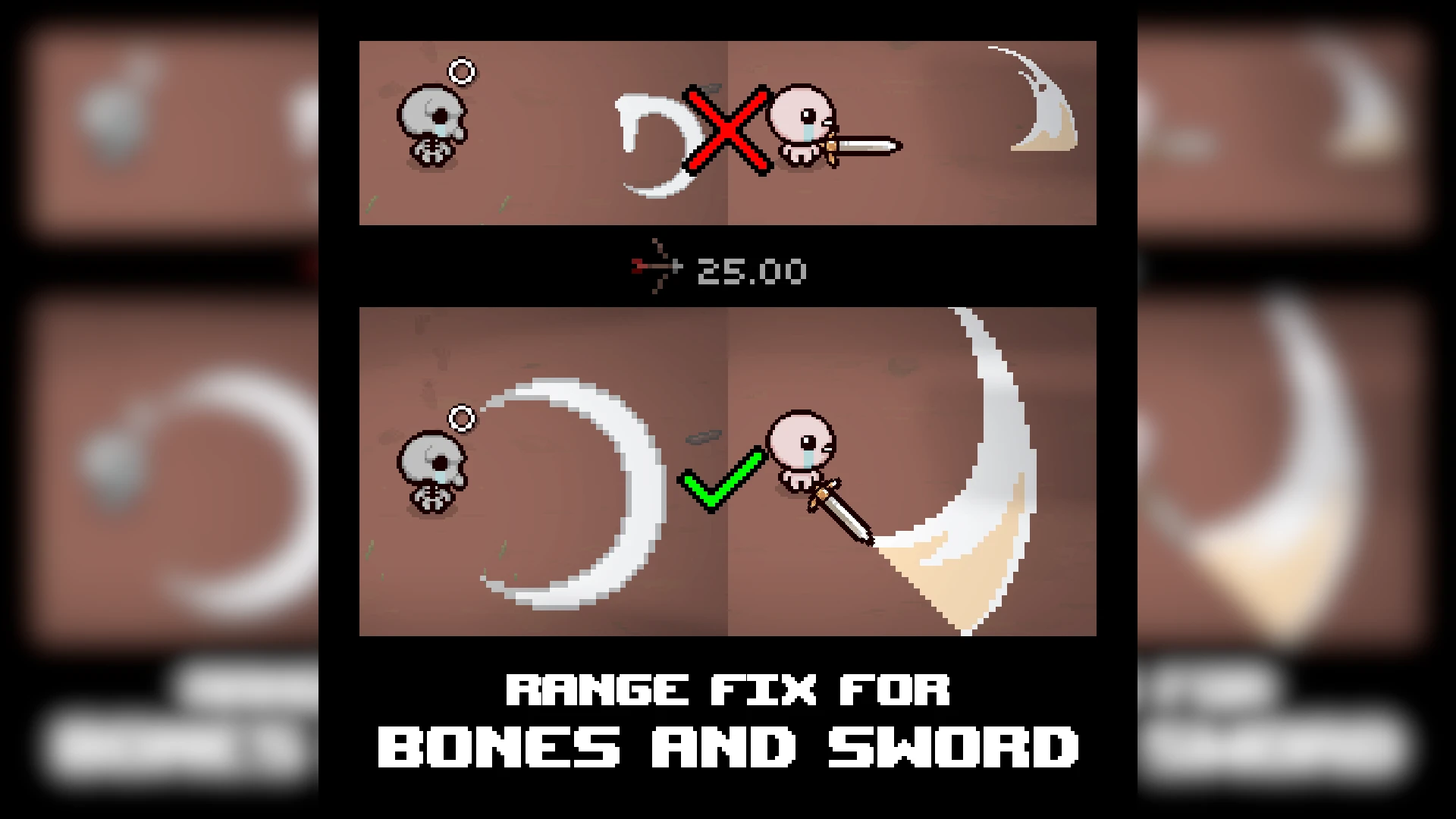 The Binding of Isaac "Исправлена дальность действия кости и меча" [04.11.2023]