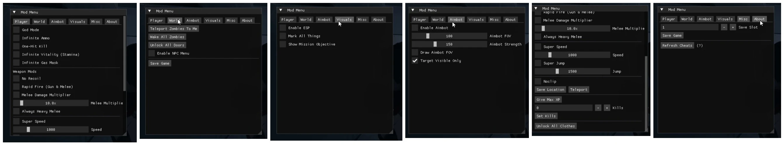 The Killing Antidote "Veni's Mod Menu - Здоровье, патроны, супер урон, редактор сохранений и мира" [1.6.0] {Veni0x90}