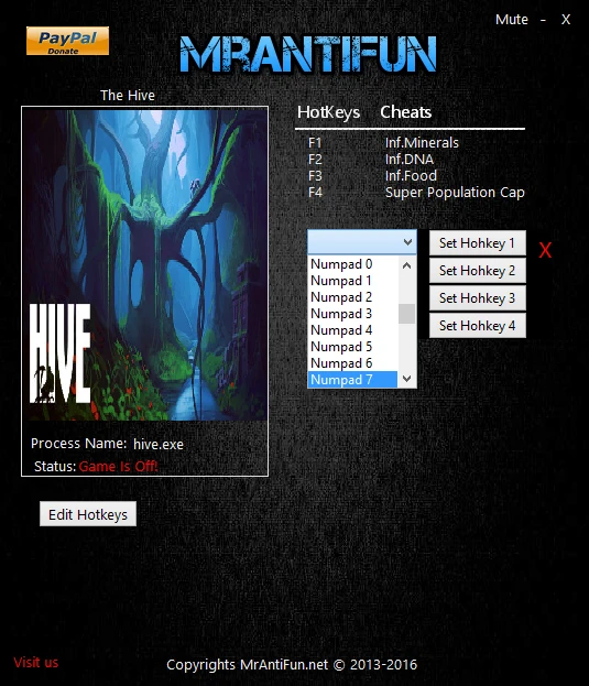 The Hive: Трейнер/Trainer (+4) [1.01] {MrAntiFun}