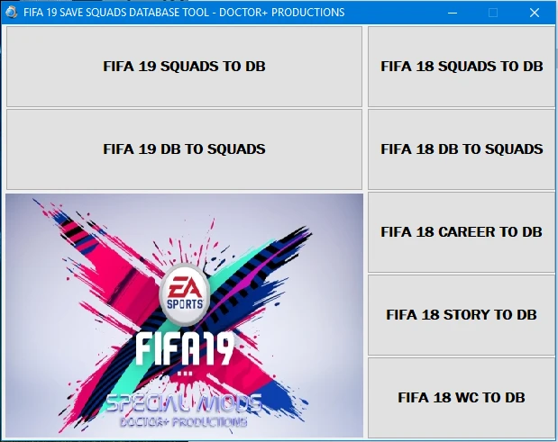 FIFA 19 "Программа для конвертирования сохранений"