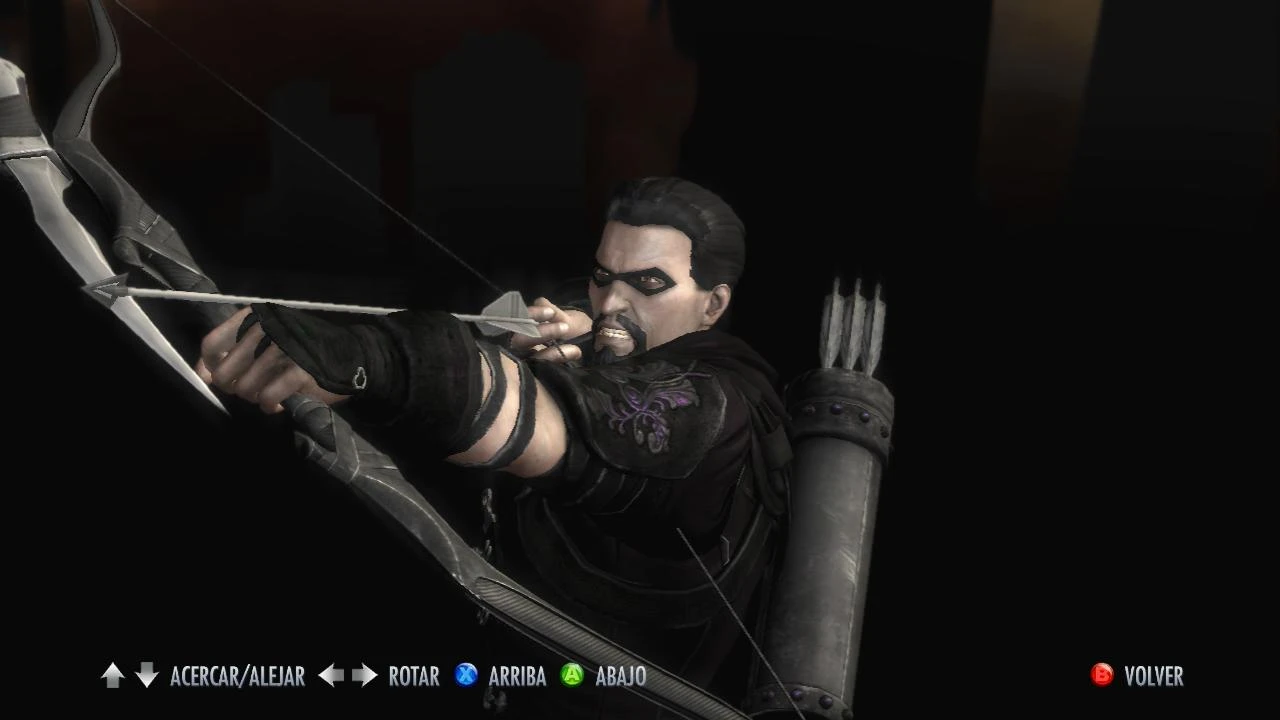 Injustice: Gods Among Us "Костюм для Зеленой стрелы - Чёрная стрела"