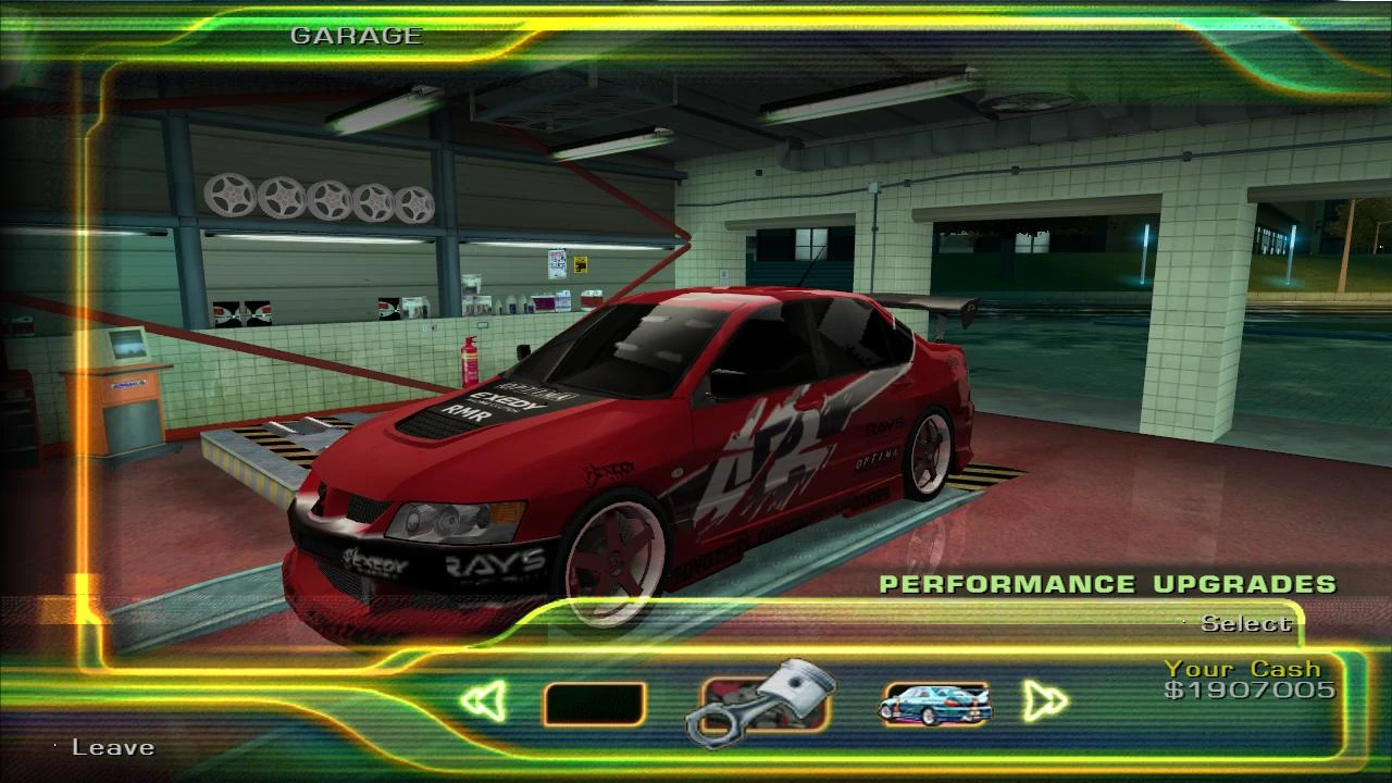 Street Racing Syndicate "Mitsubishi Lancer Evolution VIII Tokyo Drift Vinyl"