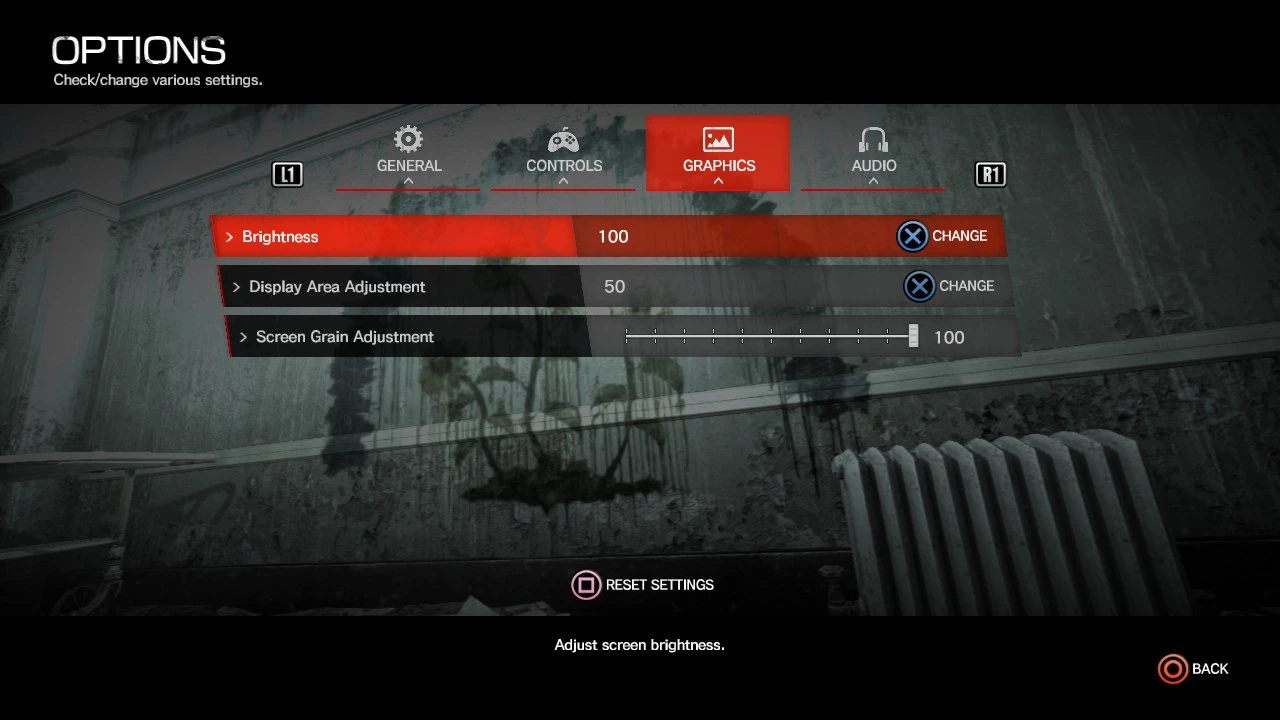 The Evil Within - Скриншоты меню, опций и обучающего руководства