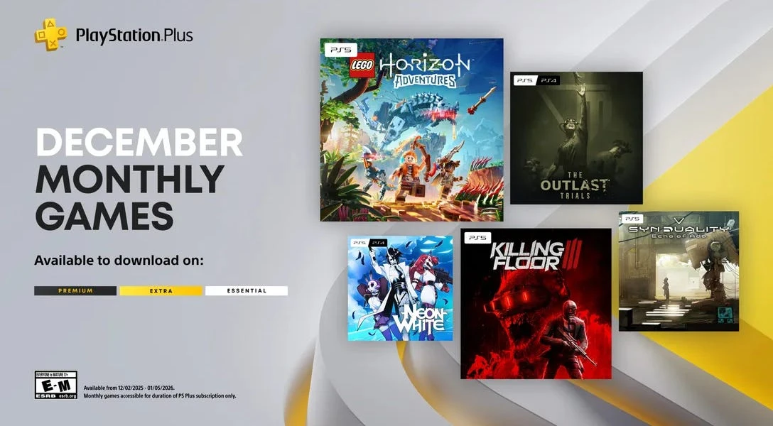 PlayStation Plus: подборка релизов на декабрь 2025 года: LEGO Horizon Adventures, Killing Floor 3 и Neon White