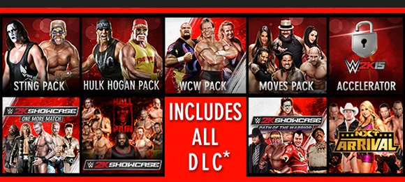 WWE2K15 PC DLC выйдут на ПК сегодня