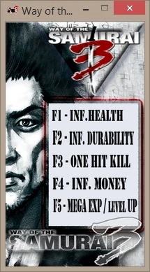 Way of the Samurai 3: Трейнер/Trainer (+5) [1.0] {FutureX}