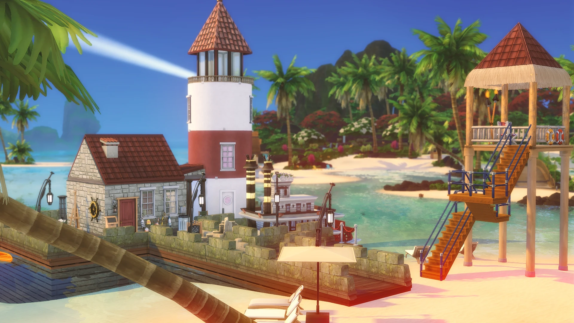 The Sims 4 "Дом с маяком"