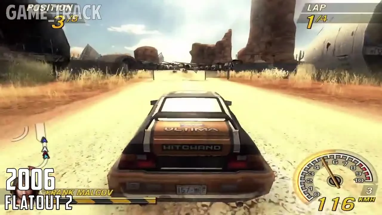 Эволюция Flatout 2004-2017