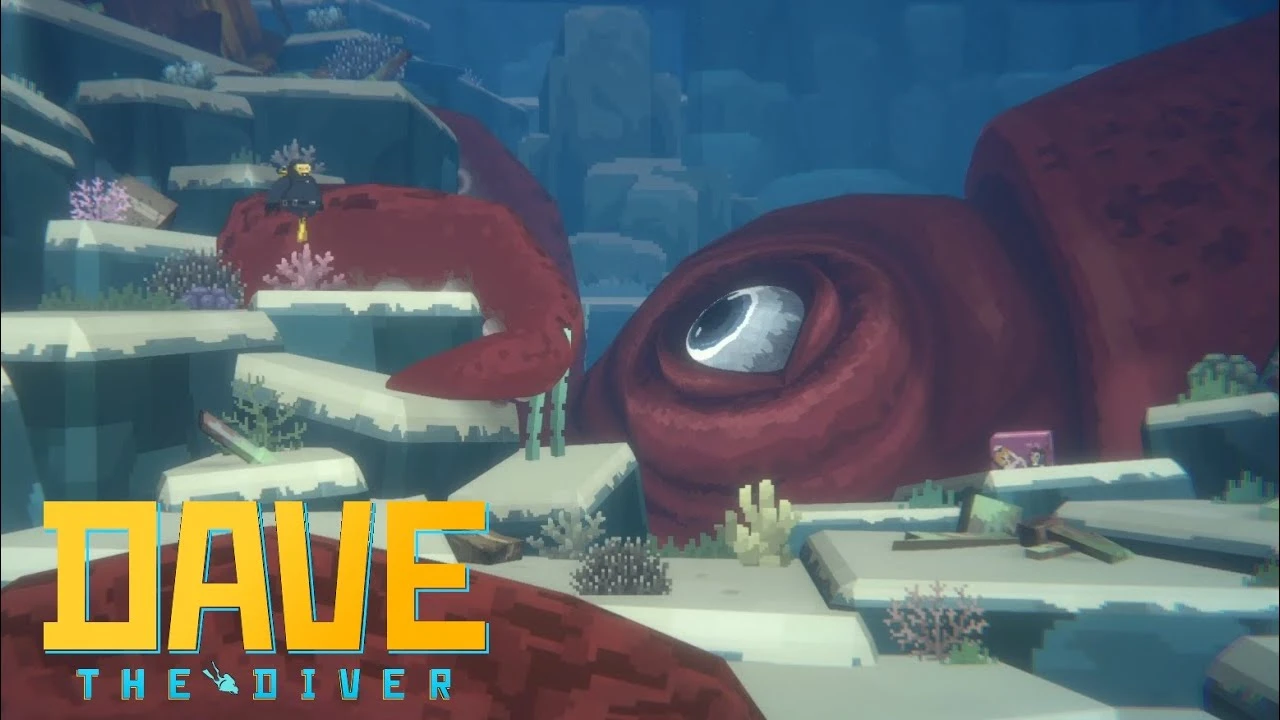 Как победить гигантского кальмара в Dave the Diver