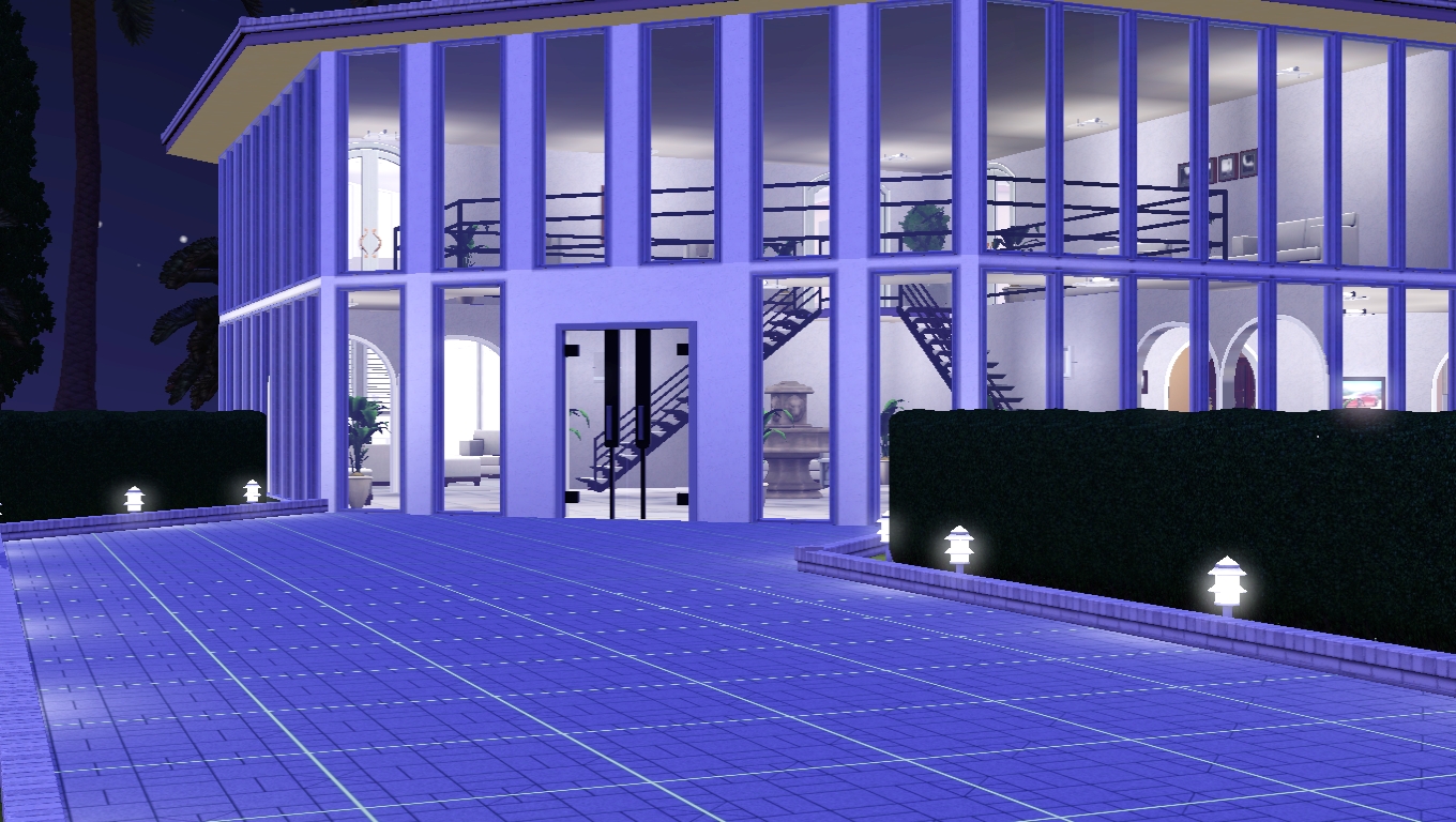 Sims 3 "Стеклянный дом"