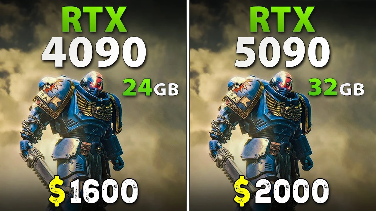 RTX 5090 vs RTX 4090 - тестирование в 12 играх
