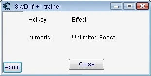 SkyDrift: Трейнер/Trainer (+1: Boost) [1.0] {Geri}