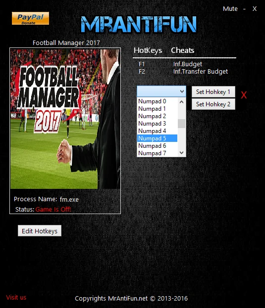 Football Manager 2017: Трейнер/Trainer (+2) [17.2] {MrAntiFun}