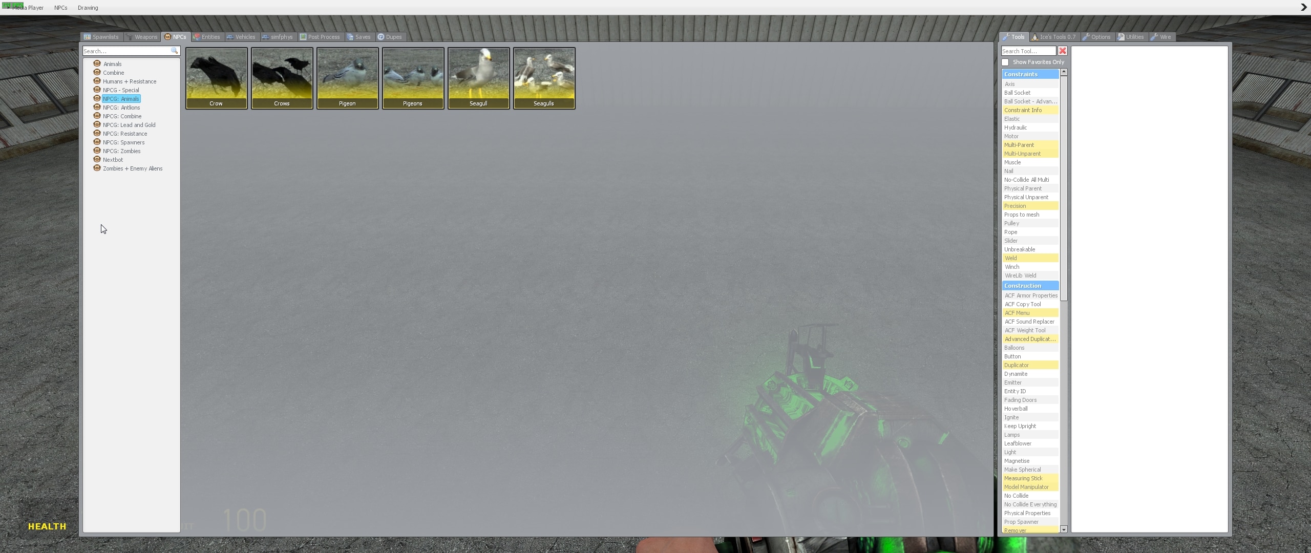 Garry's Mod "Группы NPC"