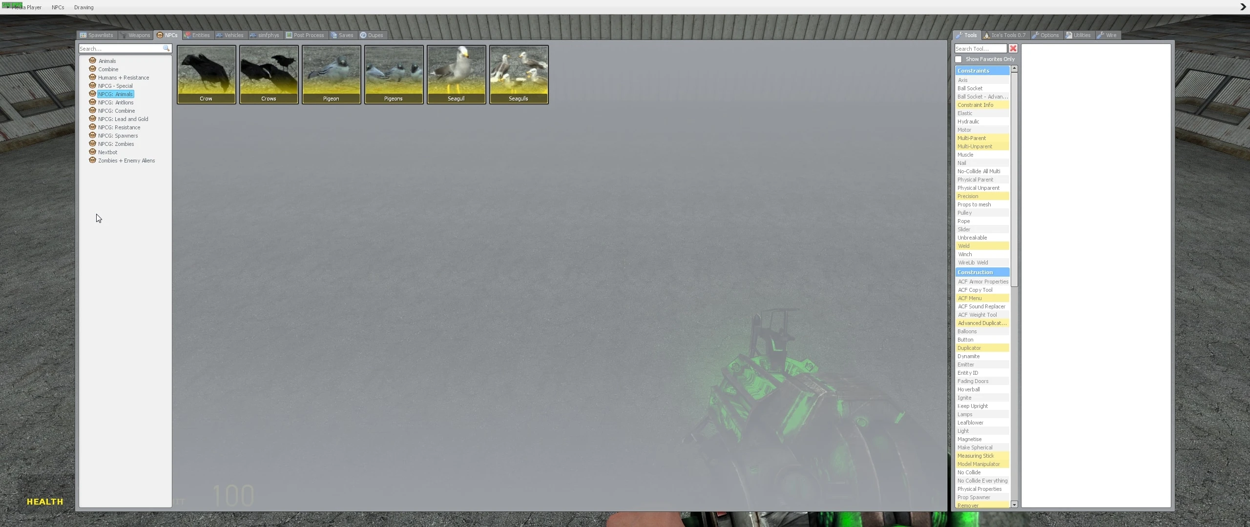 Garry's Mod "Группы NPC"