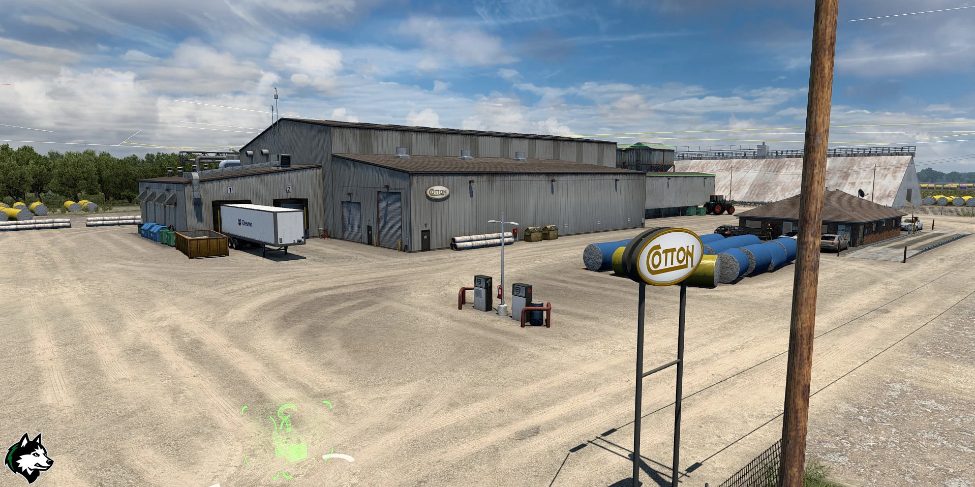 American Truck Simulator "Реальные логотипы компаний [v1.5]"