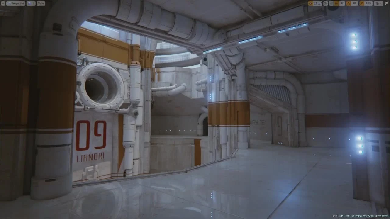 Виртуальный тур по новой карте Unreal Tournament с комментариями разработчиков