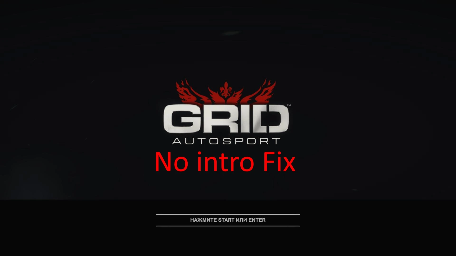 GRID: Autosport "No intro Fix"