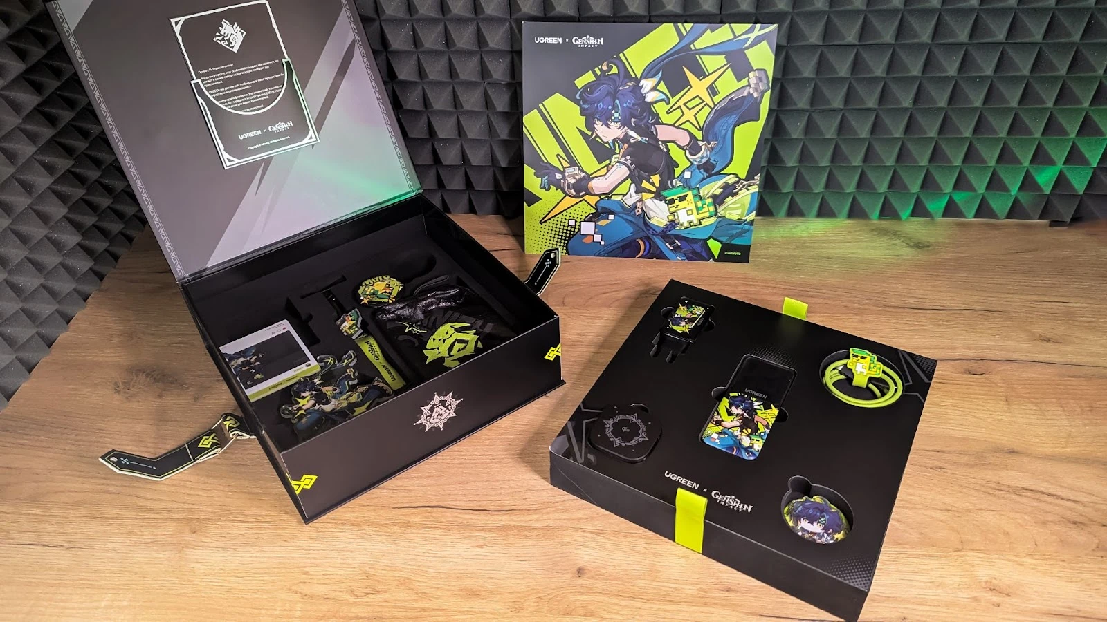 Коллекционный бокс UGREEN Genshin Impact - краткий обзор уникального набора