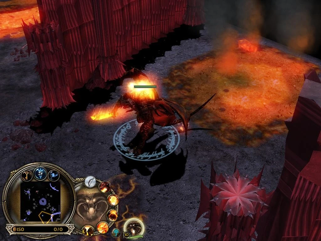 Lord of the Rings: BFME II The Rise of the Witch-king "Карта - The Great Balrog Duel"