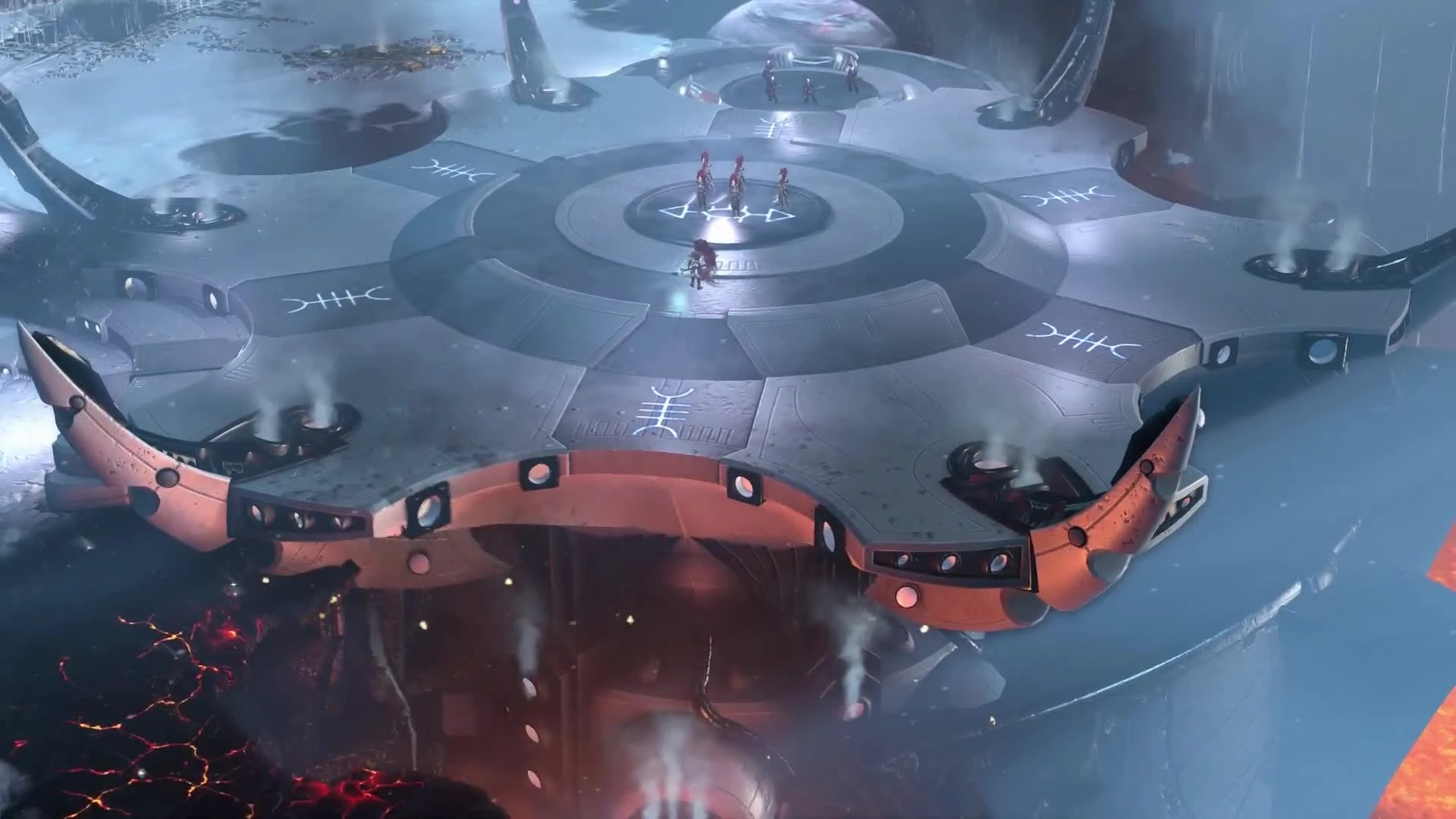 Взгляните на Святилище Азуриана - новую карту для Dawn of War III