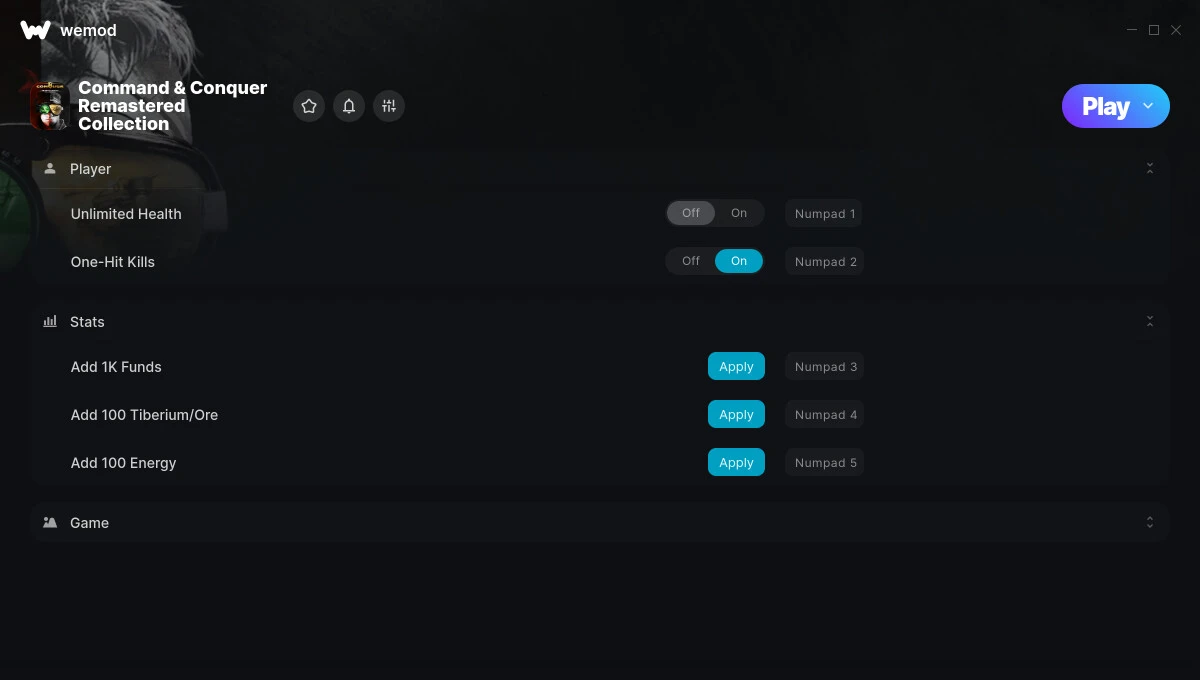 Command & Conquer Remastered Collection "Трейнер +7 от WeMod: Здоровье, деньги, энергия и пр"