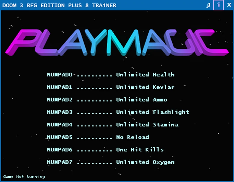 Doom 3 BFG Edition "Трейнер +8" [1.0.0.2] {PLAYMAGiC}