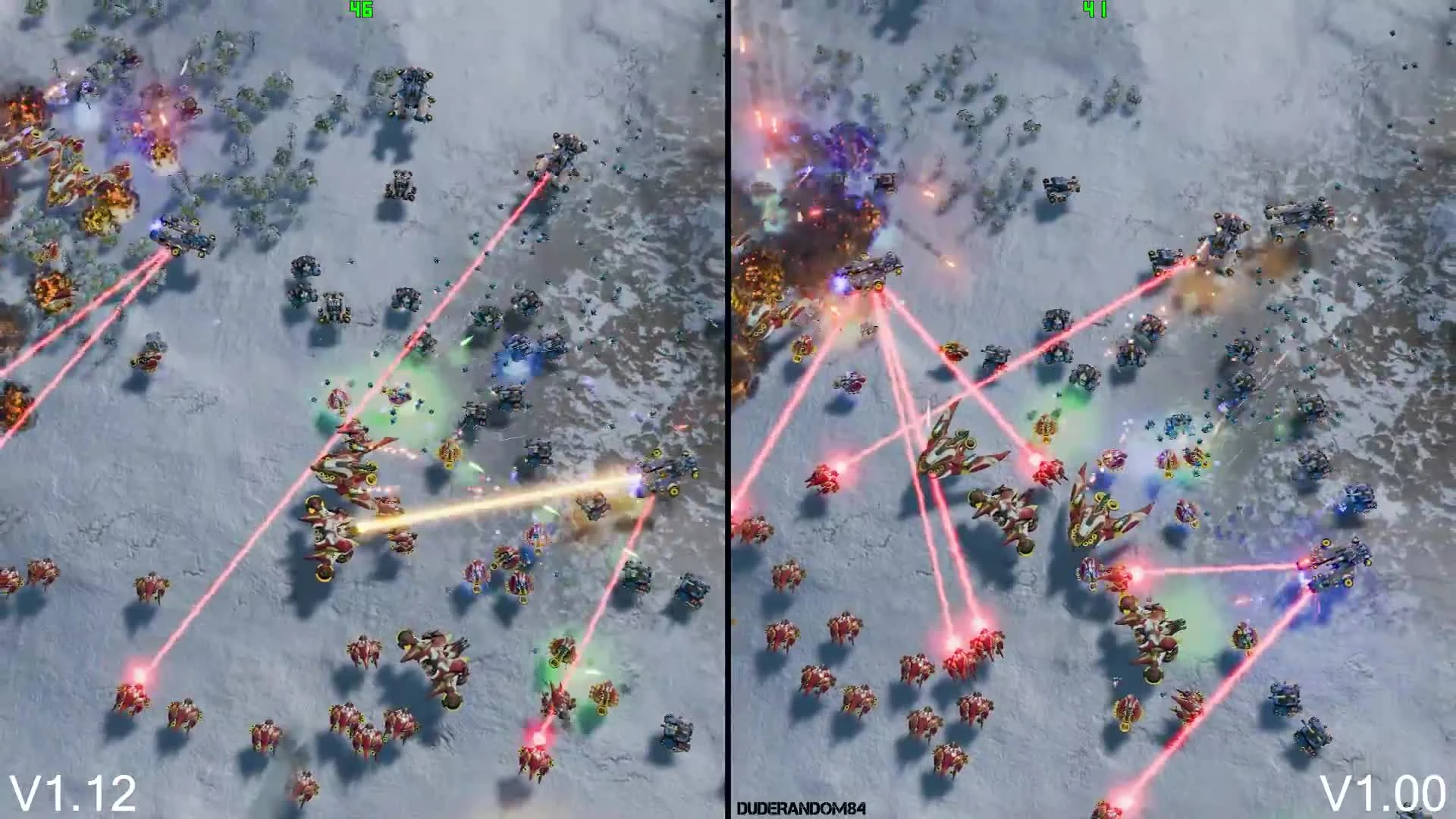Ashes Of Singularity DX12 Update V1.12 Vs V1.00 Frame Rate