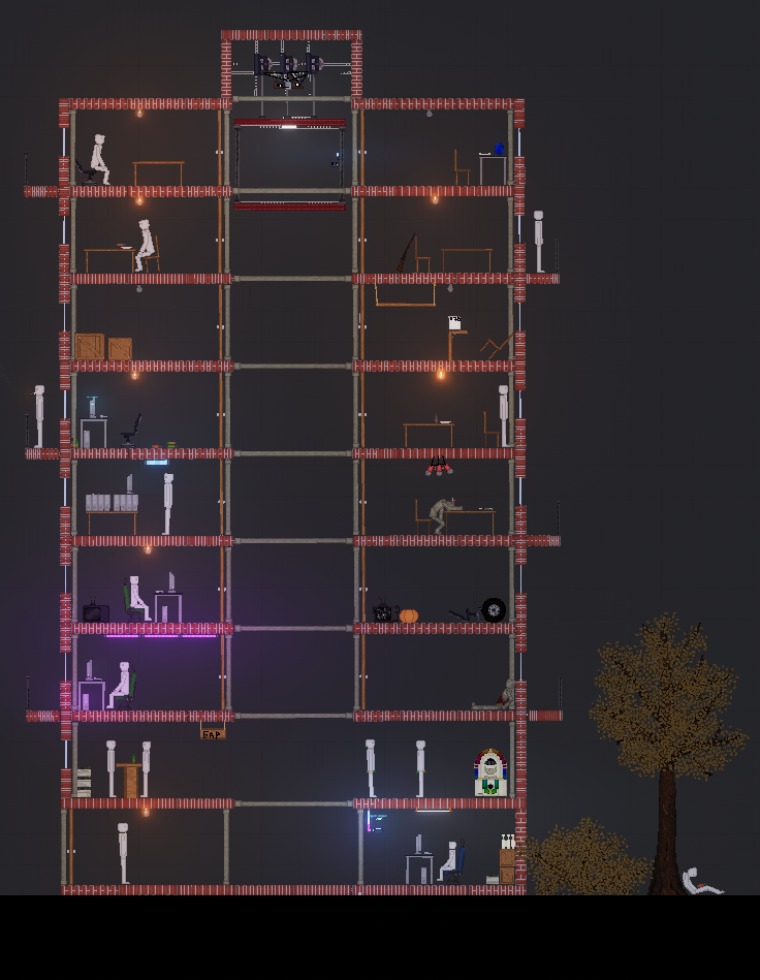 People Playground "8-ми этажное здание remaster" [1.27.3]